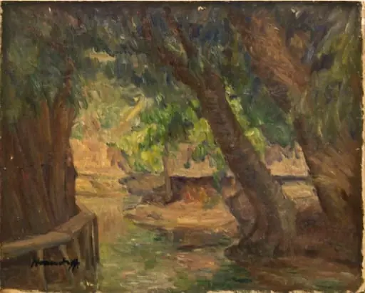 Peisaj la Vâlcov, by Hrandt Avakian