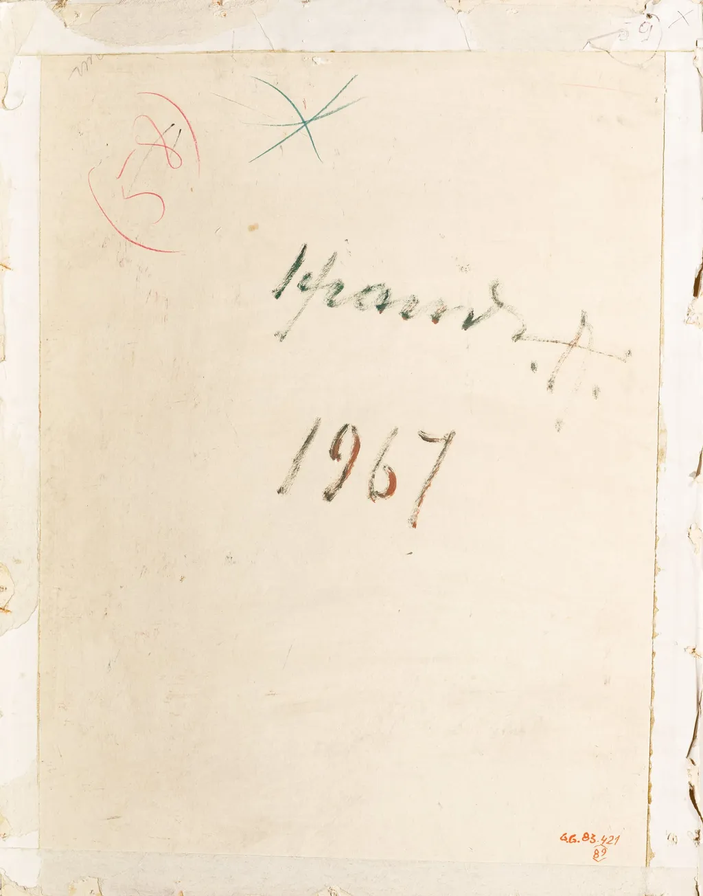 Tufănele și creasta cocoșului pe fond dungat, by Hrandt Avakian, unspecified, 1850