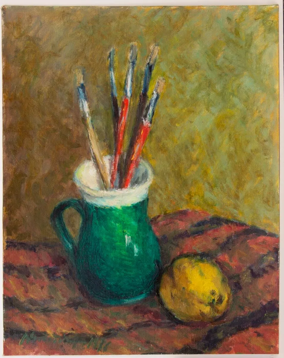 Ulcică cu pensule, by Hrandt Avakian, 1976