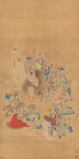 Bathing of the Buddha Festival, by Hua Ziyou