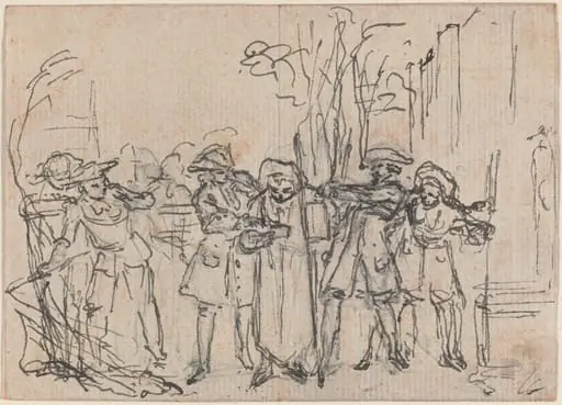 Hob Surprised by Sir Thomas with Mr. Friendly's Letter, by Hubert François Gravelot