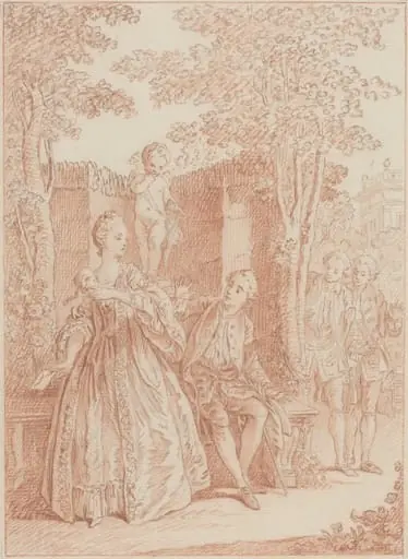 Oui, je la connais Traitre, et je connais ton Coeur, by Hubert François Gravelot