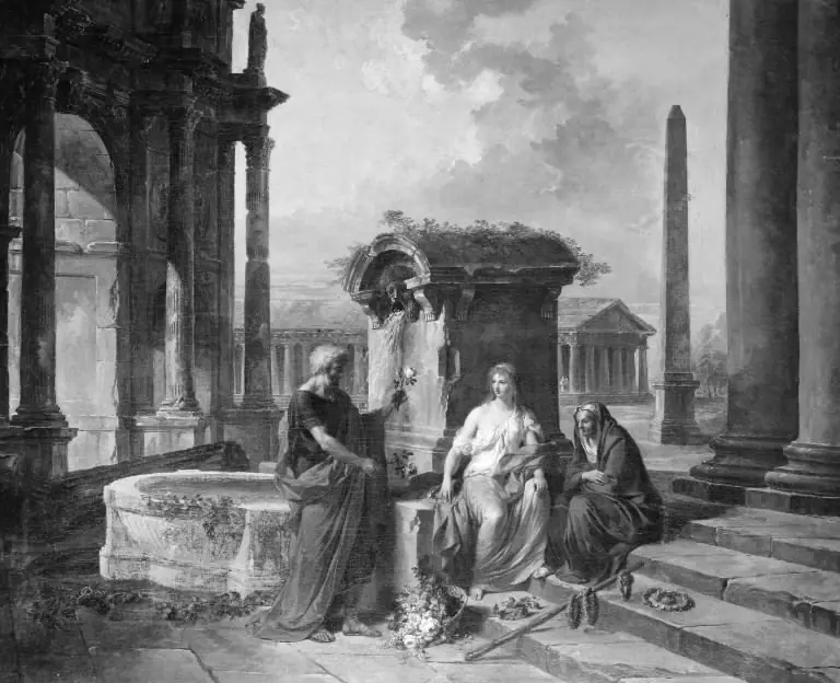 Architecture with Figures, by Hubert Robert
