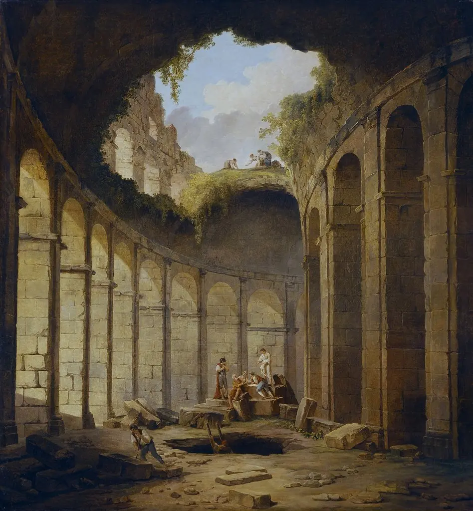 Colosseum, Rome, by Hubert Robert