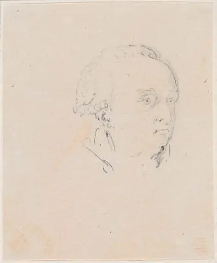 Head of a Man, by Hubert Robert