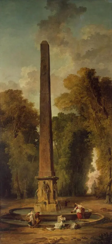 Landscape with an Obelisk