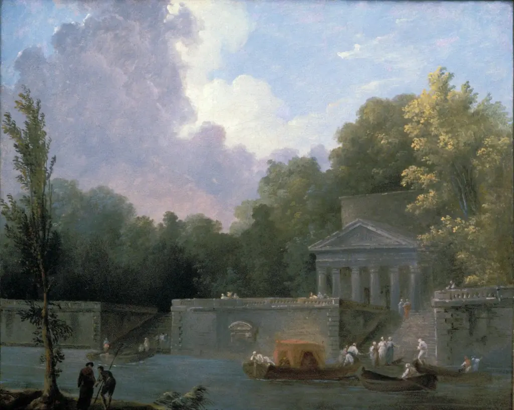 Park Scene, by Hubert Robert