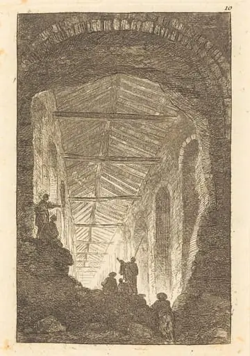 The Ancient Gallery, by Hubert Robert