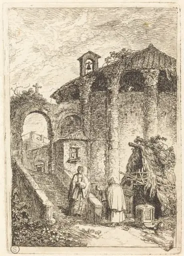 The Ancient Temple, by Hubert Robert