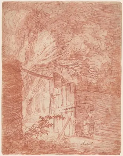 The Garden Gate, by Hubert Robert