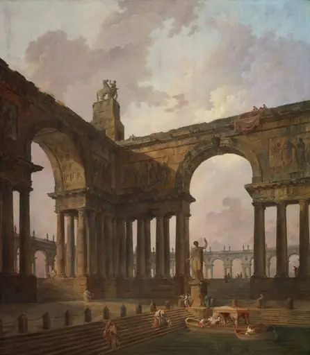The Landing Place, by Hubert Robert