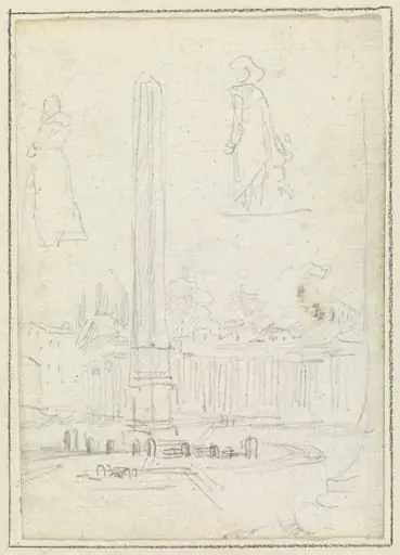 The Obelisk in Saint Peter's Square, by Hubert Robert