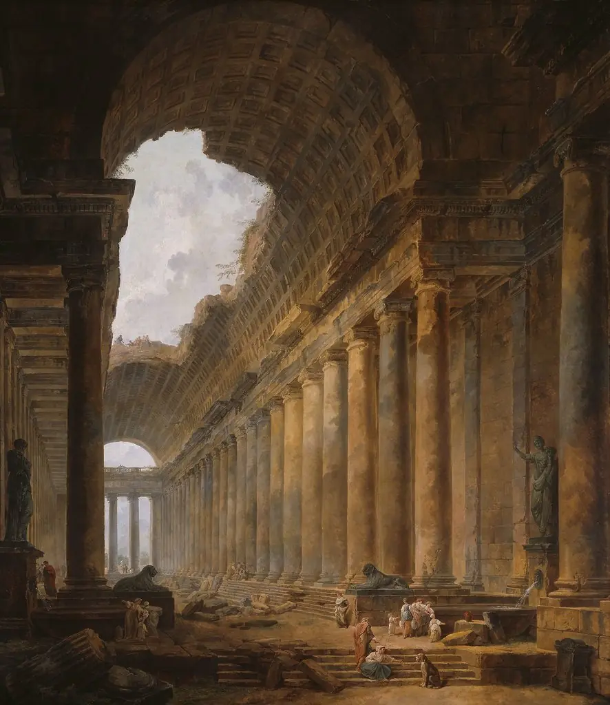 The Old Temple, by Hubert Robert