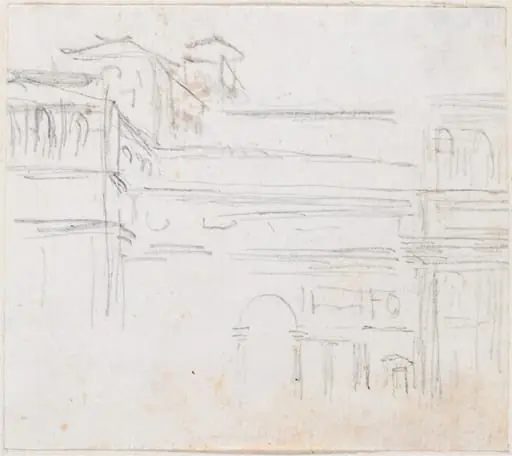 Villa Medici, by Hubert Robert