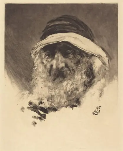 Study of an Arab Head, by Hubert von Herkomer