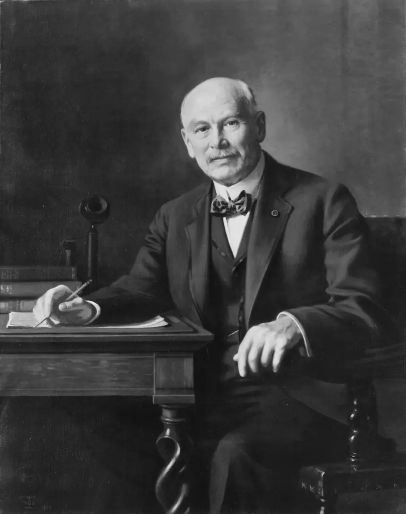 Elbert Henry Gary, by Hubert Vos, 1924