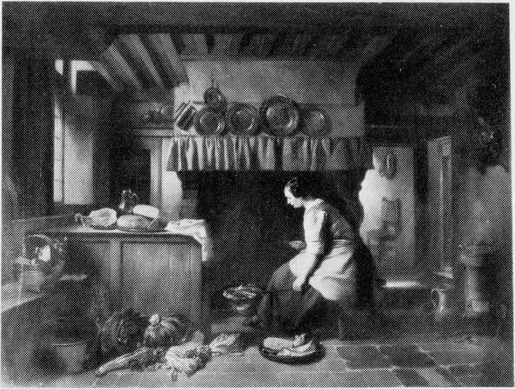 A Flemish Kitchen, by Hubertus van Hove