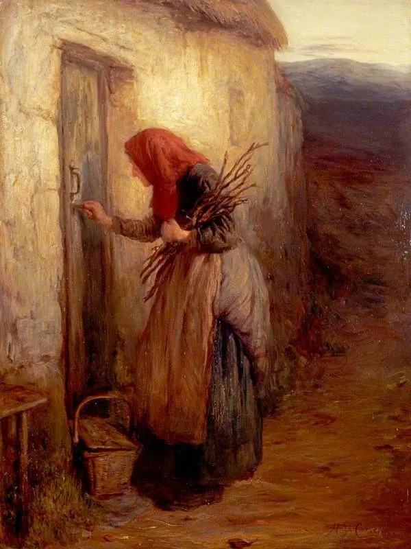 A Lonely Life, by Hugh Cameron, oil, 1873