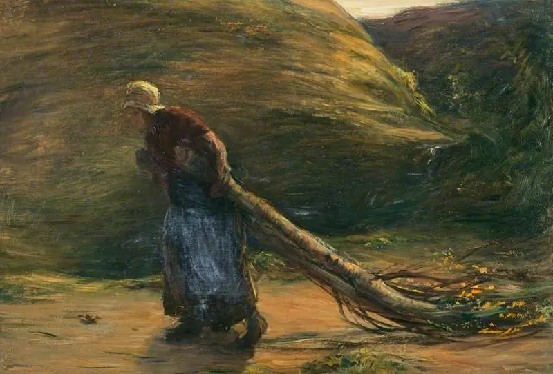 A Study for 'A Toiler of the Hills' (NG 1444), by Hugh Cameron