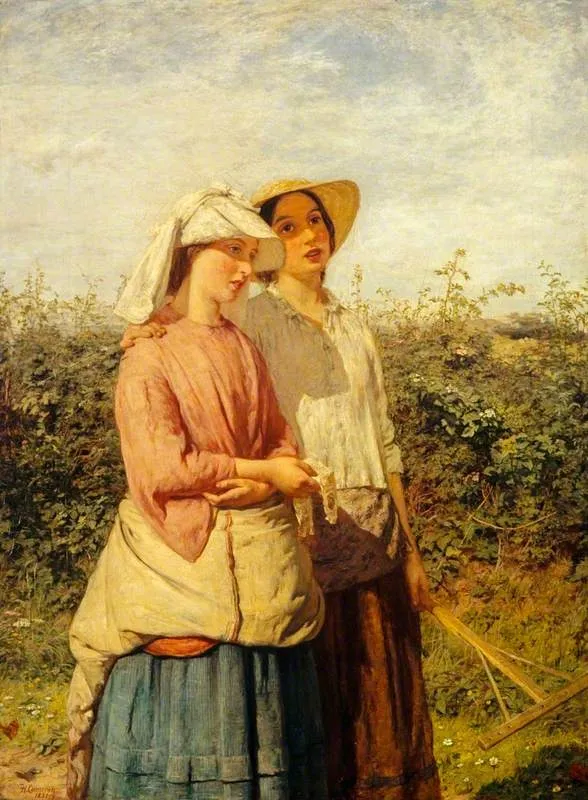 Going to the Hay, by Hugh Cameron, oil, 1858