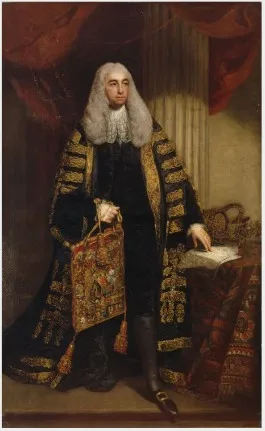 Portrait of John Fitzgibbon, Earl of Clare (1749-1802), by Hugh Douglas Hamilton, oil, 1800