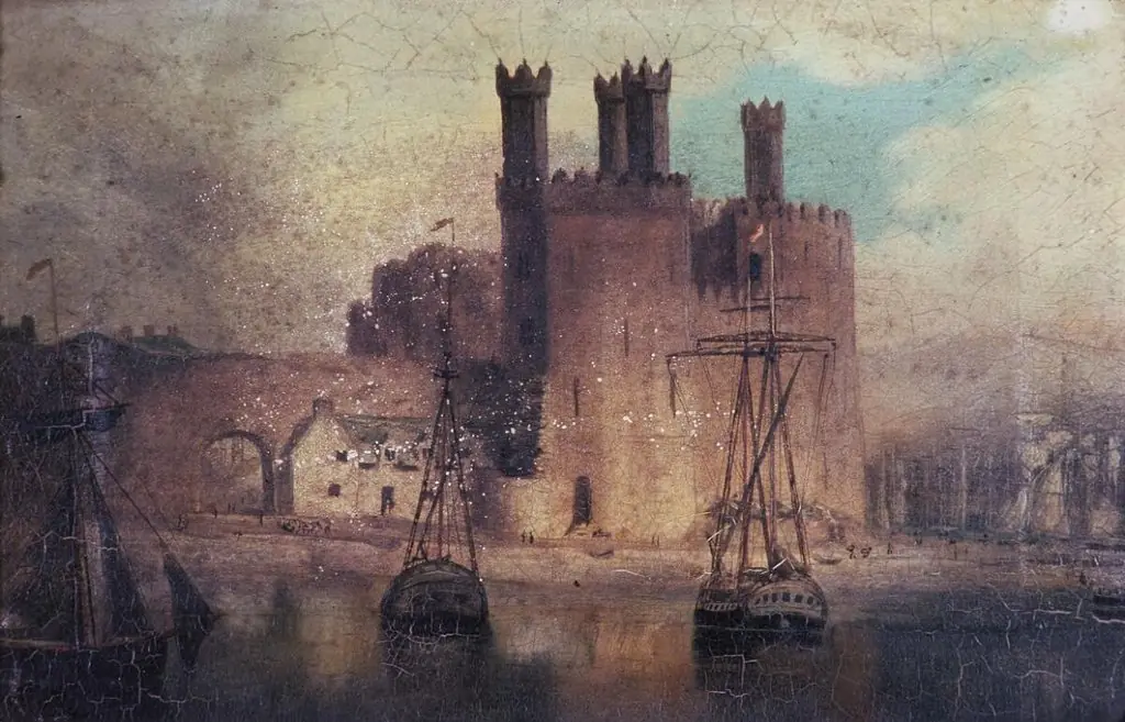 Caernarfon Castle, by Hugh Hughes