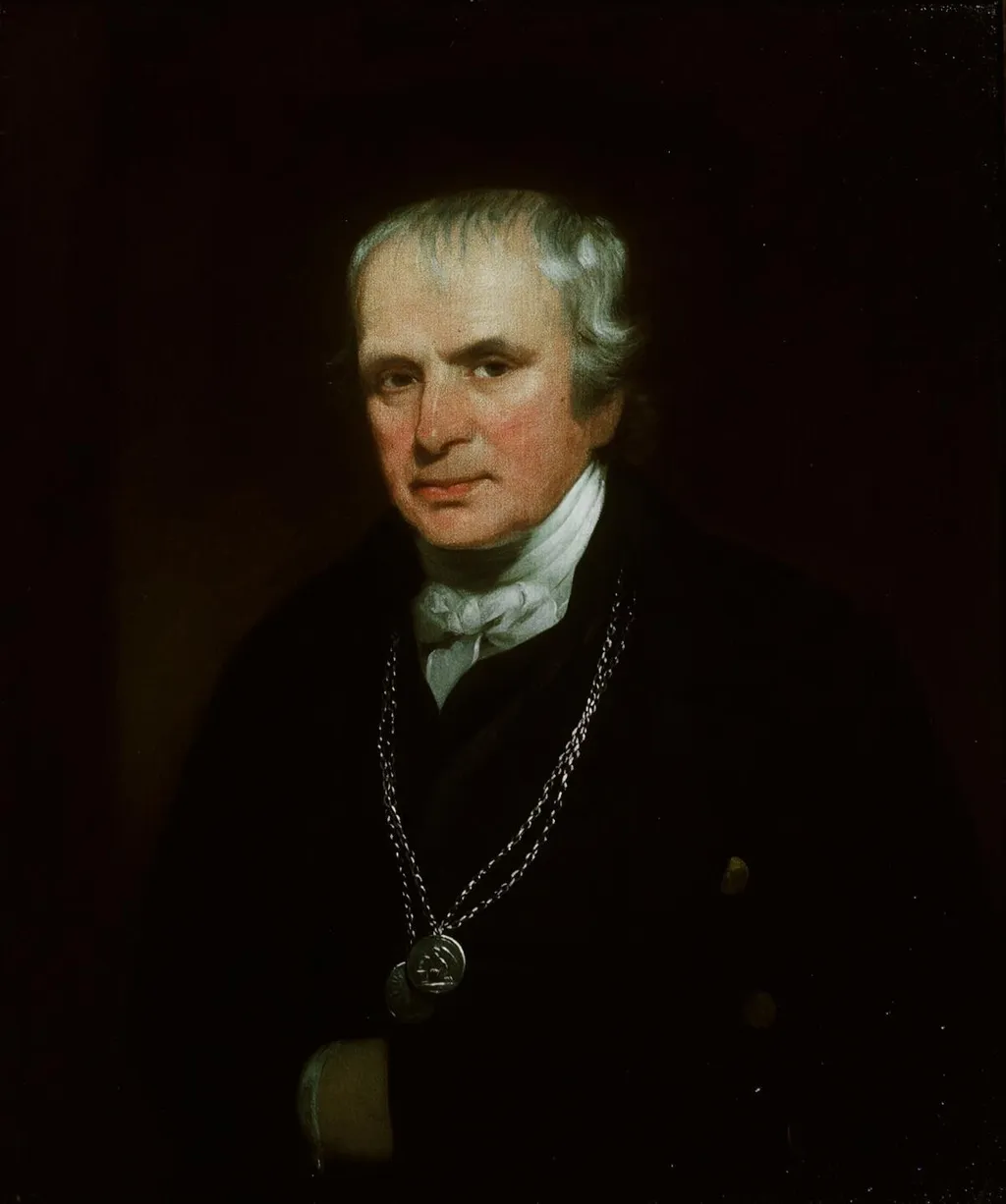 David Thomas, 'Dafydd Ddu Eryri', by Hugh Hughes, oil, 1821