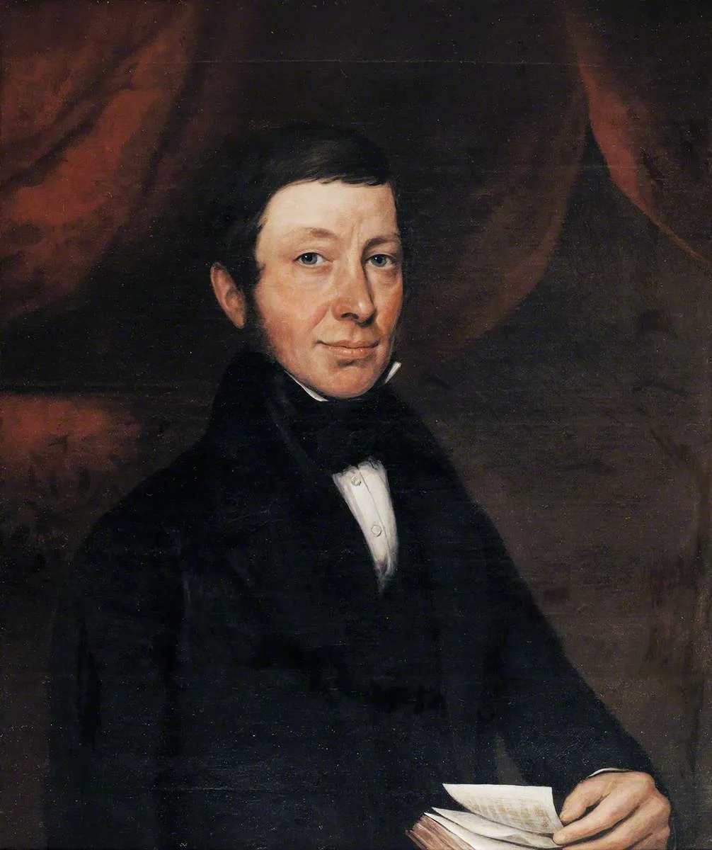 John Jones of Frondeg, Wrecsam (1801–1875), by Hugh Hughes, oil, 1840