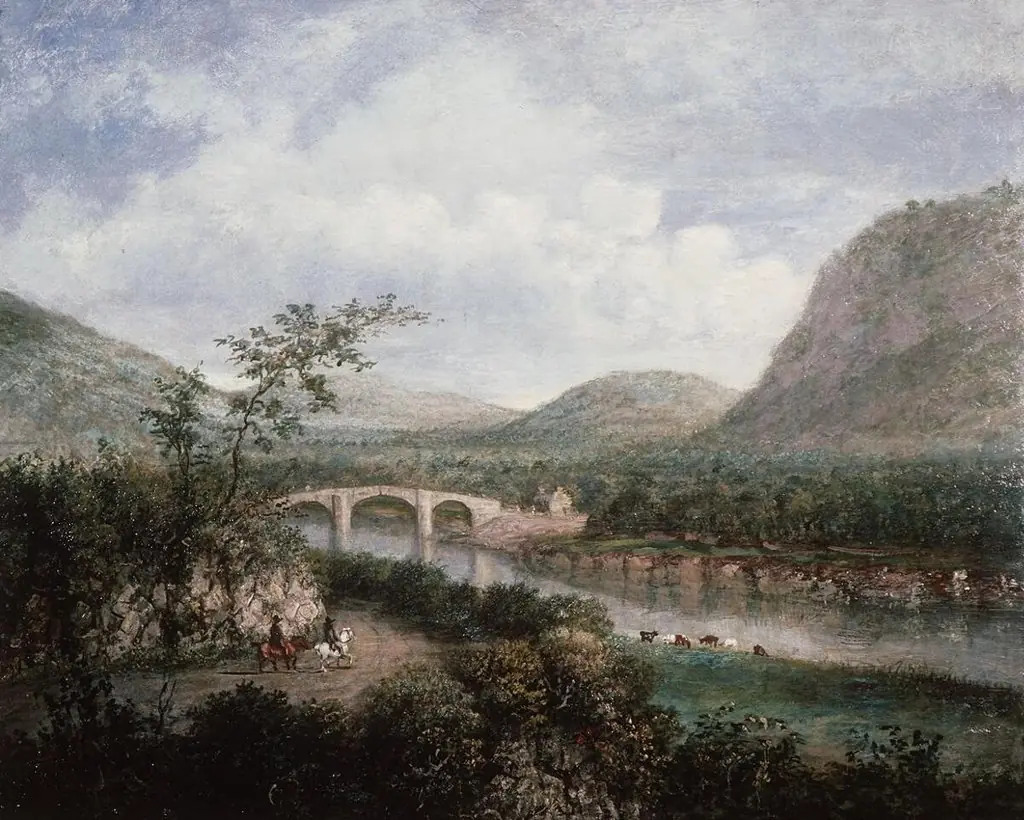 Llanrwst Bridge, by Hugh Hughes