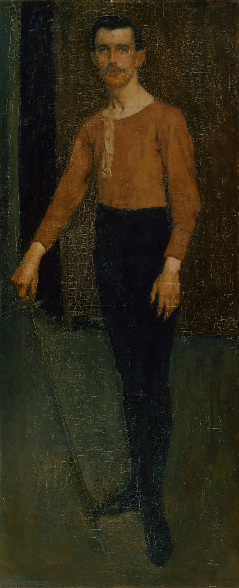 The foil, by Hugh Ramsay, oil, 1901