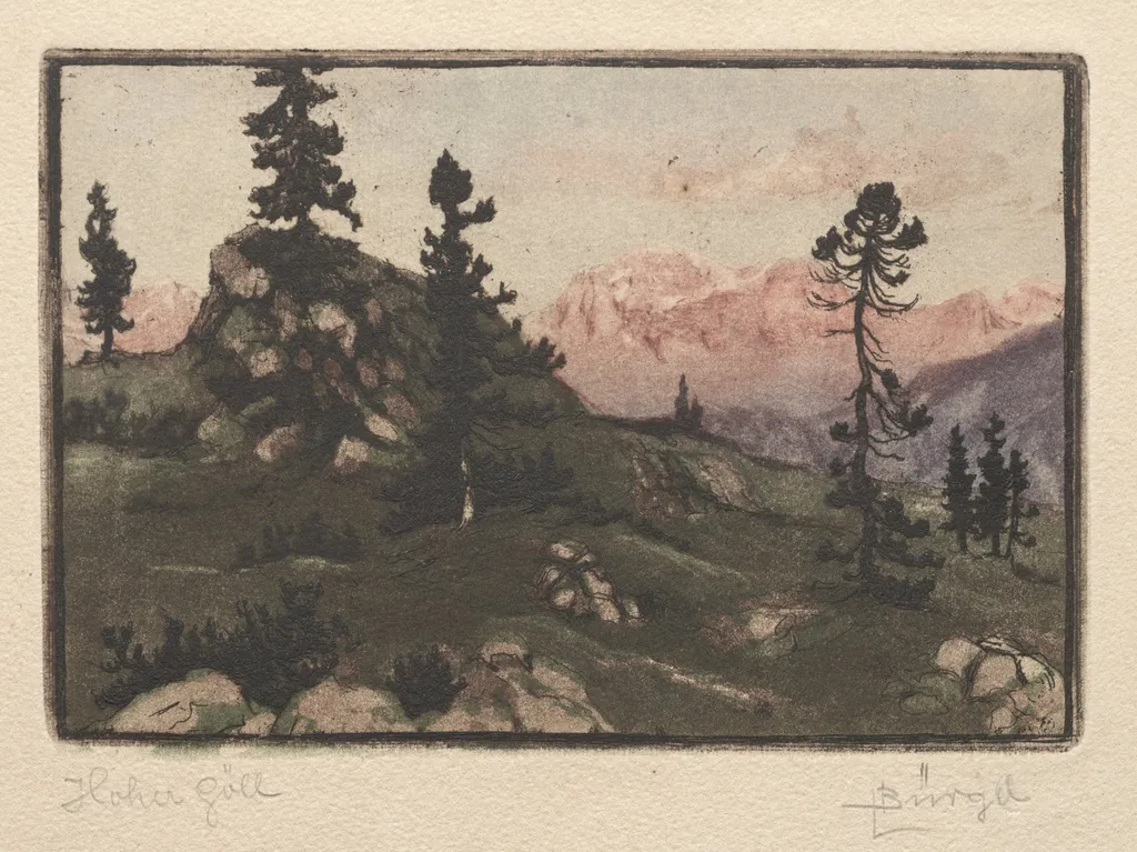 Hoher Gull, by Hugo Burghel, 1888