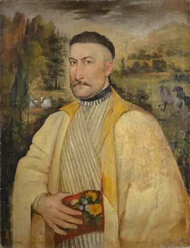 Portret de mocan Oprea Țârcă, by Hugo Kołłątaj