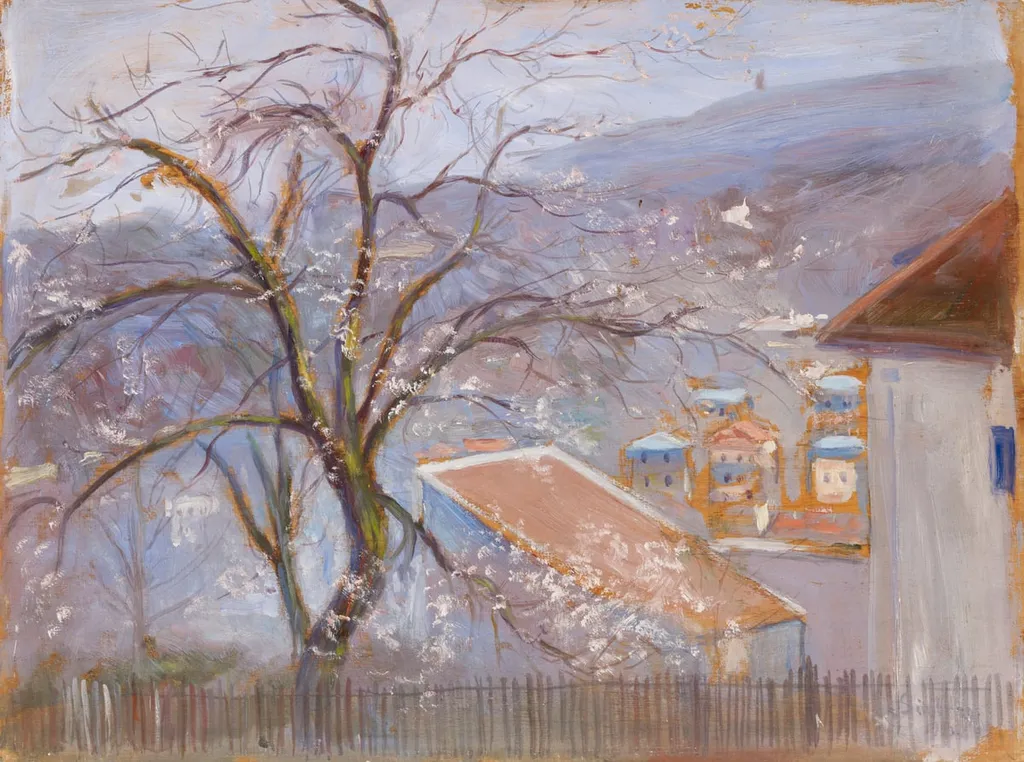 Pariisin laidoilta, by Hugo Simberg, unspecified