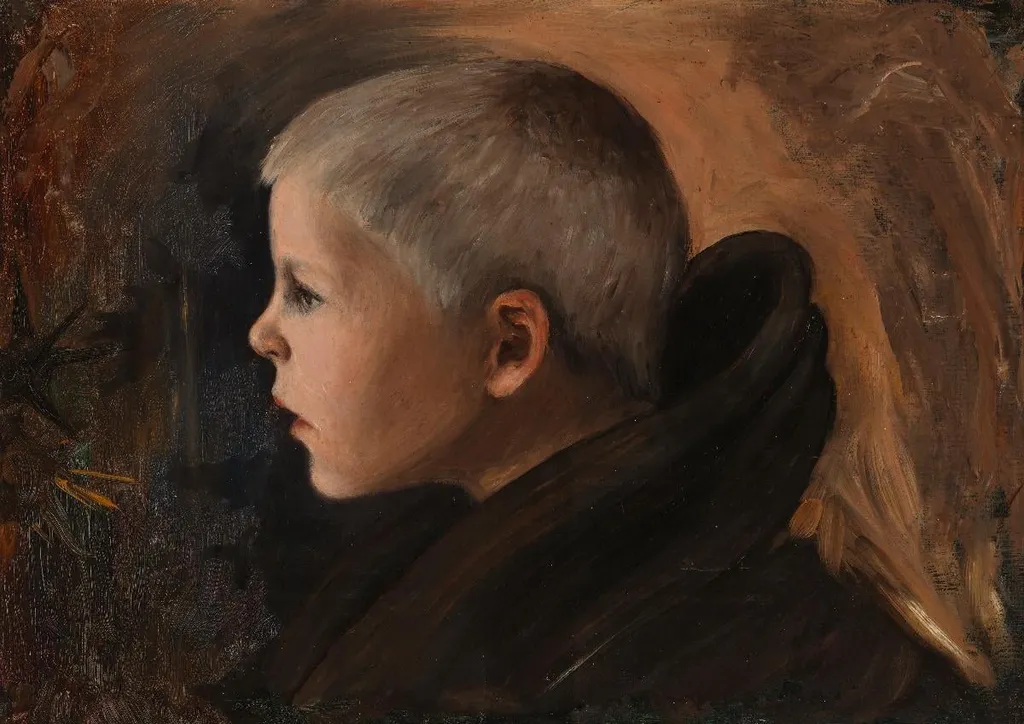 Säkkijärven poika, by Hugo Simberg, unspecified