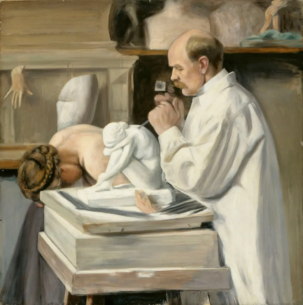 Viktor Malmbergin muotokuva, by Hugo Simberg, unspecified