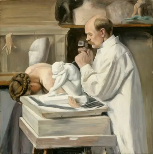 Viktor Malmbergin muotokuva, by Hugo Simberg