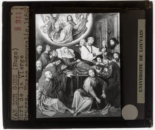 Hugo van der Goes. Death of Mary, by Hugo Van der Goes
