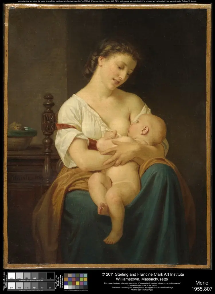 Mother and Child, by Hugues Merle