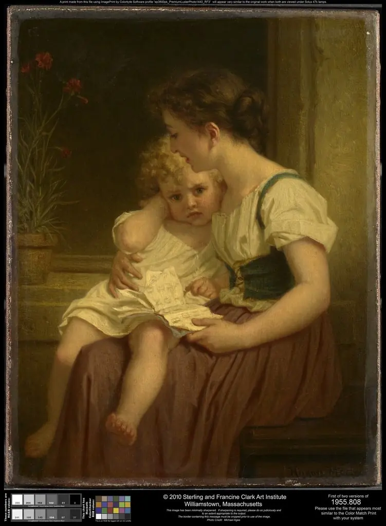 Mother and Child, by Hugues Merle