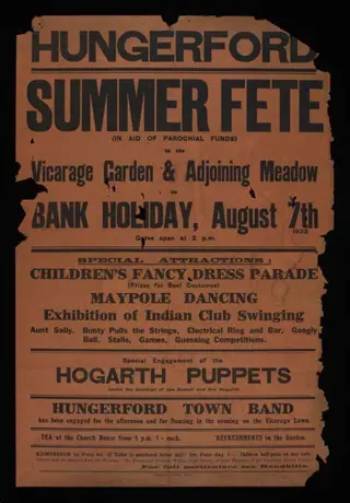 Untitled, by Hungerford Printing Works, 1933