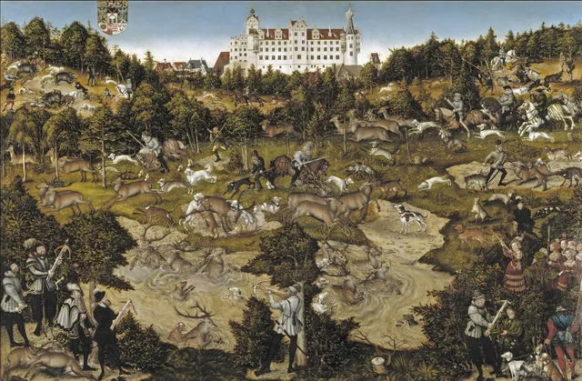 Hunt at the Castle of Torgau in honour of Charles V