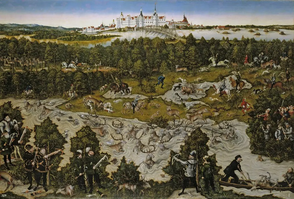 Hunt at the Castle of Torgau in honour of Ferdinand I