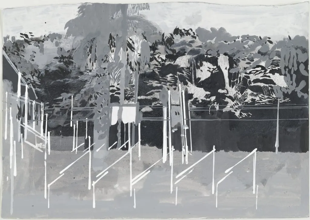 Untitled, by Hurvin Anderson, paint, 2004