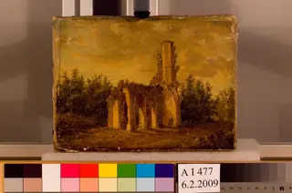 Kirkon raunio l'Abbaye de la Victoire Senlisin lähellä