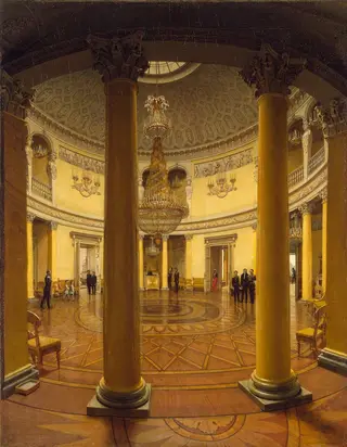 I"View of the Rotunda in the Winter Palace"