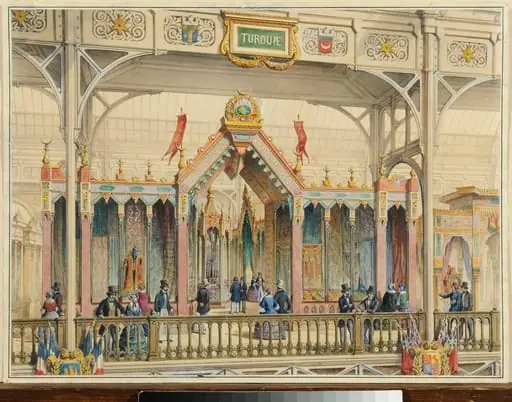 Pavilionul Turciei la o expoziție internațională, by Iacob Melic