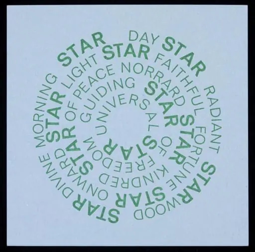 Sea-Poppy 2, by Ian Hamilton Finlay