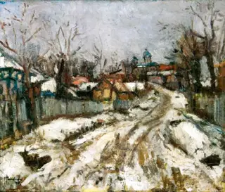 Iarnă, by Ion Țuculescu