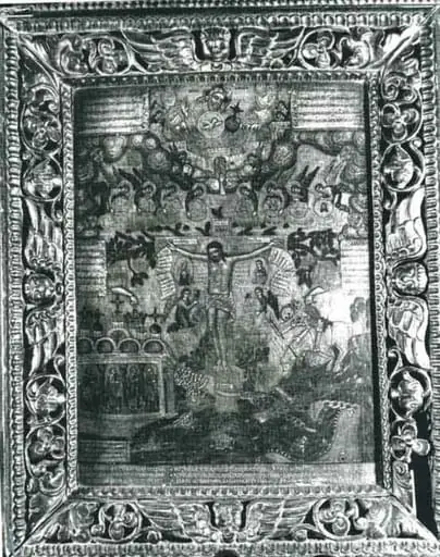 Iisus pe cruce, by ieromonah și zugrav Parthenie