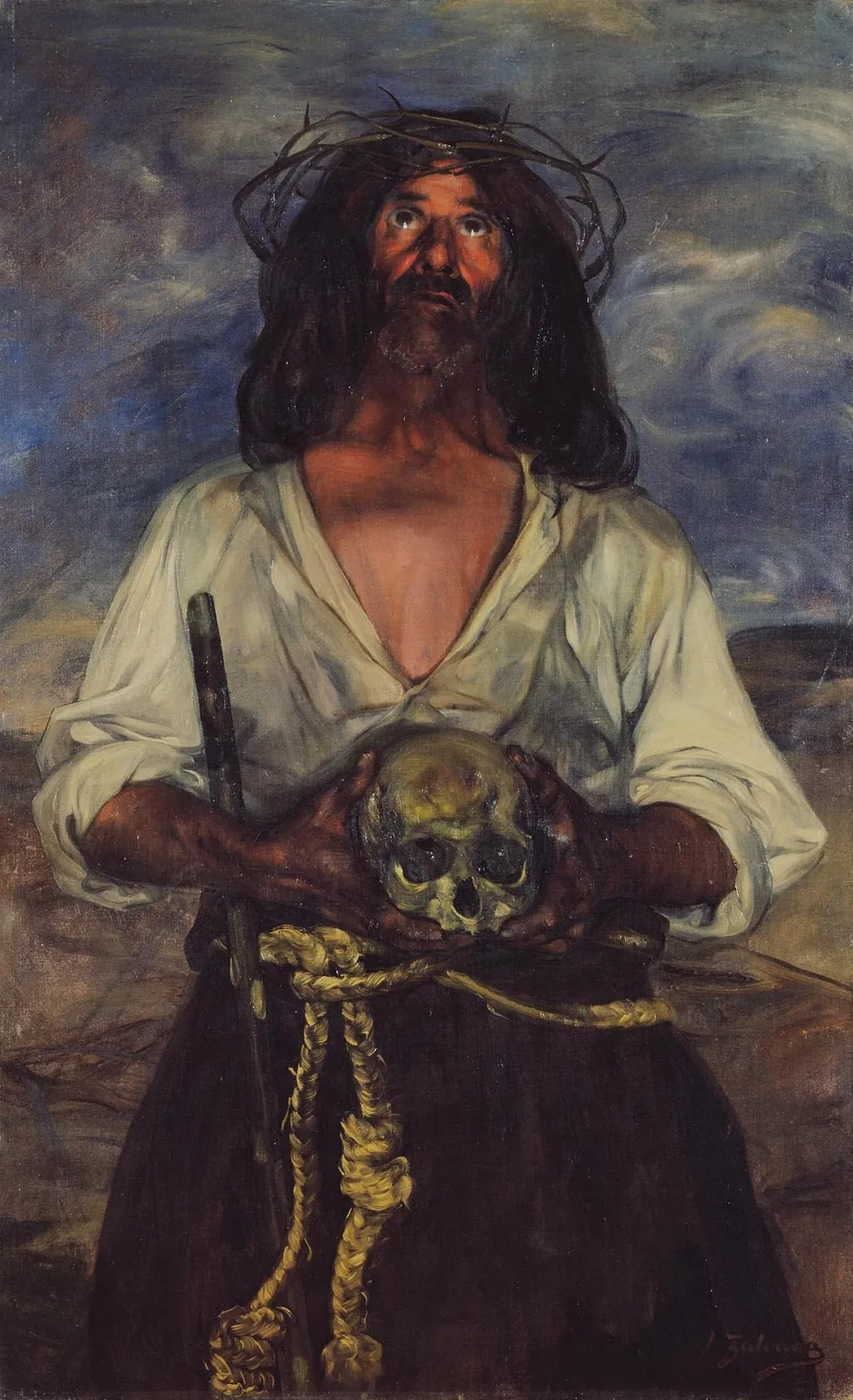 Hermit, by Ignacio Zuloaga, oil, 1904
